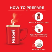 Nescafe Classic Instant Coffee Powder - 100% Pure Coffee - 24 g