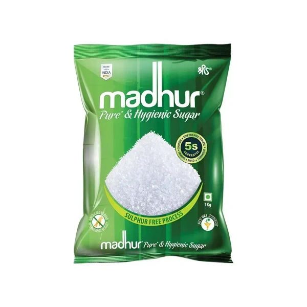 Madhur Pure & Hygienic Sulphurless Sugar - 1 Kg