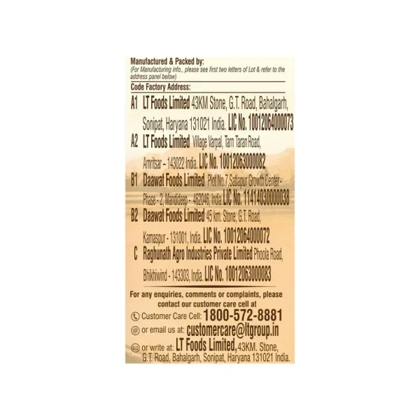 Daawat Rozana Super Basmati Rice - 5 Kg