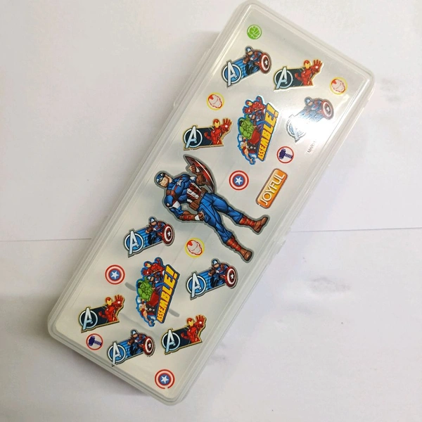 Joyfull Avengers Theme Plastic Compass Box