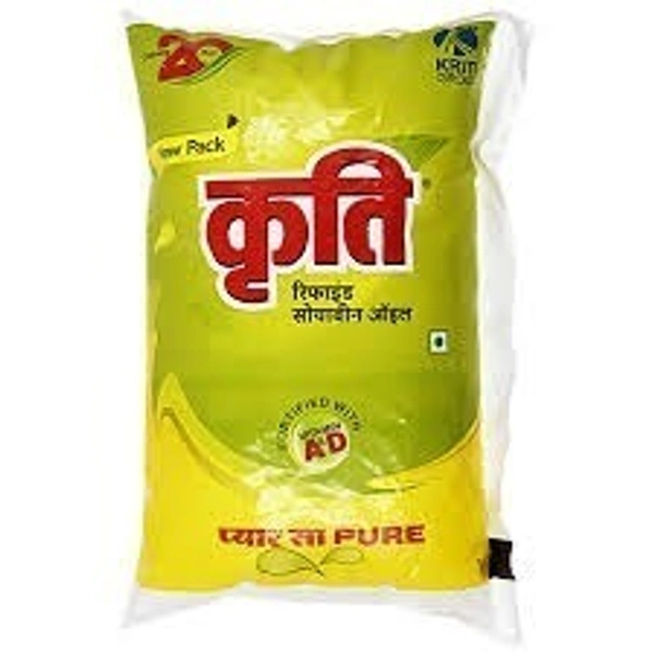 Kriti Refined - Soyabean Oil, 1 L - 1l