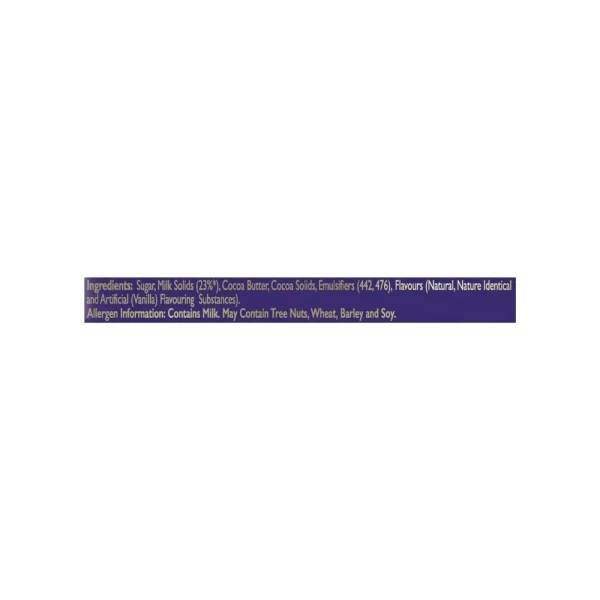 Cadbury  Dairy Milk Chocolate Bar - 52 g