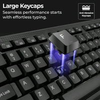 Foxin Wired Keyboard - Black
