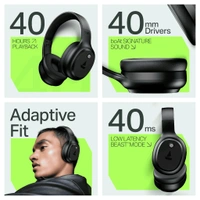 Boat Rockerz 421 Headphones - Black