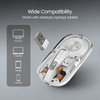 Portronics PORTRONICS TOAD 8 RECHAREABLE WIRELESS MOUSE  - White
