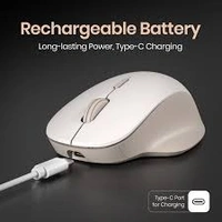 PORTRONICS TOAD GO RECHARGEABLE WIRLESS MOUSE - White