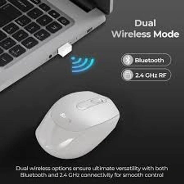 FOXIN PORTRONICS FLOW WIRLESS OPTICAL - White