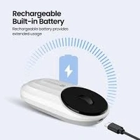 PORTRONICS TOAD 6 RECHARGEABLE WIRLESS MOUSE - White