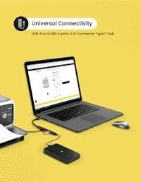 PORTRONICS MPORT 31C ( 4 PORT USB - C HUB ) - Black