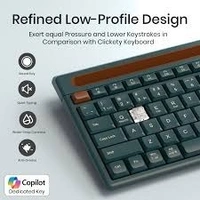 PORTRONICS BUBBLE DOCK 2.0 WIRLESS KEYBOARD & TABLET HOLDER - Green