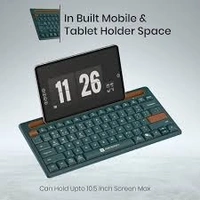 PORTRONICS BUBBLE DOCK 2.0 WIRLESS KEYBOARD & TABLET HOLDER - Green