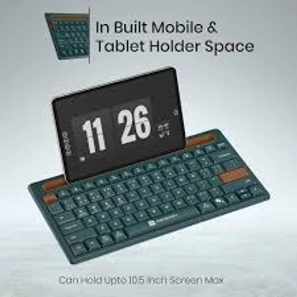 PORTRONICS BUBBLE DOCK 2.0 WIRLESS KEYBOARD & TABLET HOLDER - Green