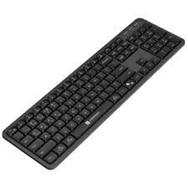 PORTRONICS AKSHR PRIME WIRLESS KEYBOARD BLUETOOTH & 2.4Hz RECVER - Black