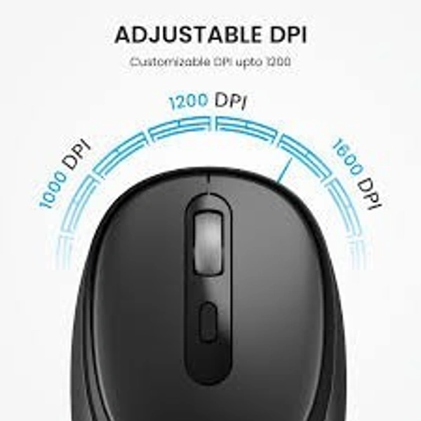 PORTRONICS KEY 7 COMBO WIRLESS KEYBOARD & MOUSE - Black