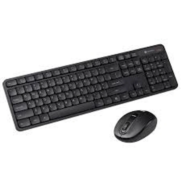 PORTRONICS KEY 8 COMBO WIRLESS KEYBOARD & MOUSE - Black