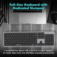 PORTRONICS KEY 4 COMBO WIRLESS KEYBOARD & MOUSE - Gray