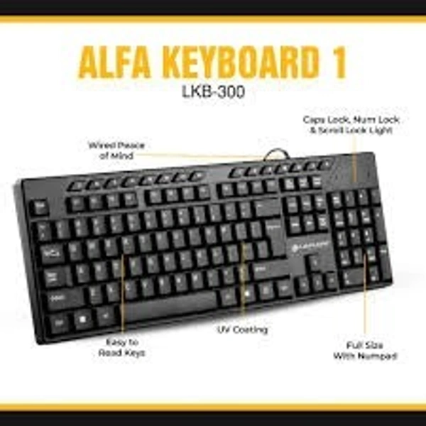 LAPCARE ALFA KEYBOARD - Black