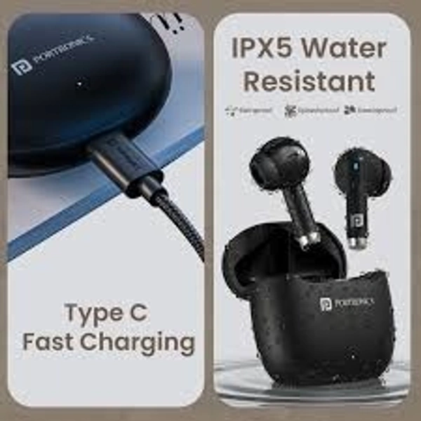 PORTRONICS TWINS S18 PRO - Black