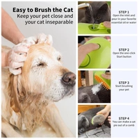 3-in-1 Pet Grooming Comb | Self-Cleaning Brush for Dogs & Cats | Massage & Steam Feature Included - Old Gold, Wattle, 💵 Free COD (Cash on Delivery), ↩️ Hassle Free Return., 🚚💨 Fast Delivery.