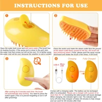 3-in-1 Pet Grooming Comb | Self-Cleaning Brush for Dogs & Cats | Massage & Steam Feature Included - Old Gold, Wattle, 💵 Free COD (Cash on Delivery), ↩️ Hassle Free Return., 🚚💨 Fast Delivery.