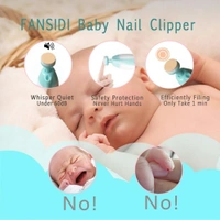 6-in-1 Electric Nail Trimmer Kit for Newborns, Kids, Babies, and Adults - Clipper, File, Polisher, and Cutter Tool Set - Cavern Pink, Glacier, 💵 Free COD (Cash on Delivery), ↩️ Hassle Free Return., 🚚💨 Fast Delivery.