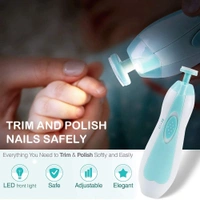 6-in-1 Electric Nail Trimmer Kit for Newborns, Kids, Babies, and Adults - Clipper, File, Polisher, and Cutter Tool Set - Cavern Pink, Glacier, 💵 Free COD (Cash on Delivery), ↩️ Hassle Free Return., 🚚💨 Fast Delivery.