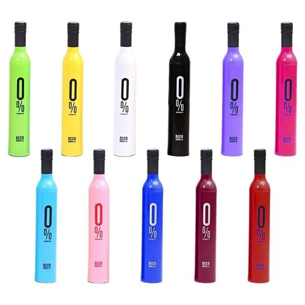 Compact 5-Fold Mini Umbrella - Portable, Lightweight, UV Protection, Sun and Rain Shield, Cute Bottle Design - Sulu Green, Bright Sun, Picton Blue, Cupid Pink, 💵 Free COD (Cash on Delivery), ↩️ Hassle Free Return., 🚚💨 Fast Delivery.