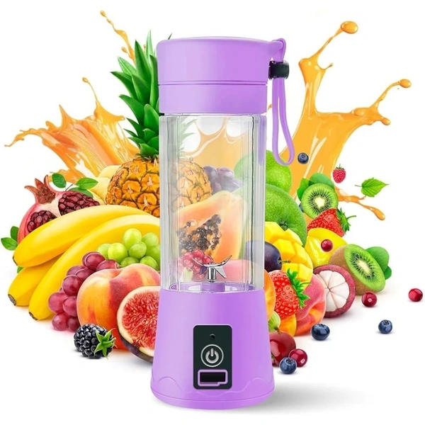 Compact Portable USB Rechargeable Blender Mixer 380ml Multipurpose Juicer Extractor with Egg Whisk, Food Cutter Function - Chantilly, Feijoa, Light Wisteria, Sail, 💵 Free COD (Cash on Delivery), ↩️ Hassle Free Return., 🚚💨 Fast Delivery.