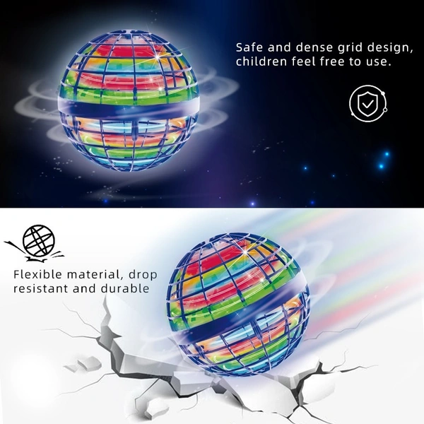 Galactic Orbiter: Flying Ball Toy with Boomerang Effect - Hovering Cosmic Globe Spinner for Hand Drone Fun - Dodger Blue, Pink Flamingo, 💵 Free COD (Cash on Delivery), ↩️ Hassle Free Return., 🚚💨 Fast Delivery.