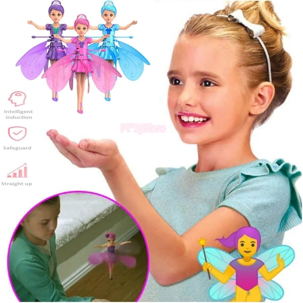 Magical Levitating Fairy: Interactive Gesture-Sensing Toy for Kids - Sensor-Equipped Inductive Aircraft - Mini Helicopter Flying Toy - Spray, Persian Pink, Lilac Bush, 💵 Free COD (Cash on Delivery), ↩️ Hassle Free Return., 🚚💨 Fast Delivery.