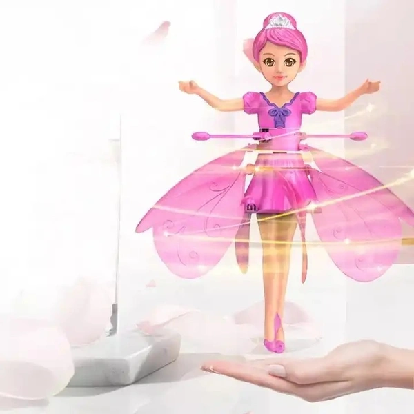 Magical Levitating Fairy: Interactive Gesture-Sensing Toy for Kids - Sensor-Equipped Inductive Aircraft - Mini Helicopter Flying Toy - Spray, Persian Pink, Lilac Bush, 💵 Free COD (Cash on Delivery), ↩️ Hassle Free Return., 🚚💨 Fast Delivery.