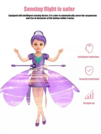 Magical Levitating Fairy: Interactive Gesture-Sensing Toy for Kids - Sensor-Equipped Inductive Aircraft - Mini Helicopter Flying Toy - Spray, Persian Pink, Lilac Bush, 💵 Free COD (Cash on Delivery), ↩️ Hassle Free Return., 🚚💨 Fast Delivery.