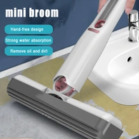 Multifunctional Portable Mini Sponge Cleaning Mop - White