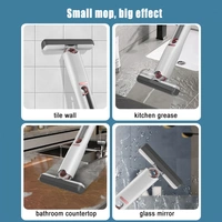 Multifunctional Portable Mini Sponge Cleaning Mop - White