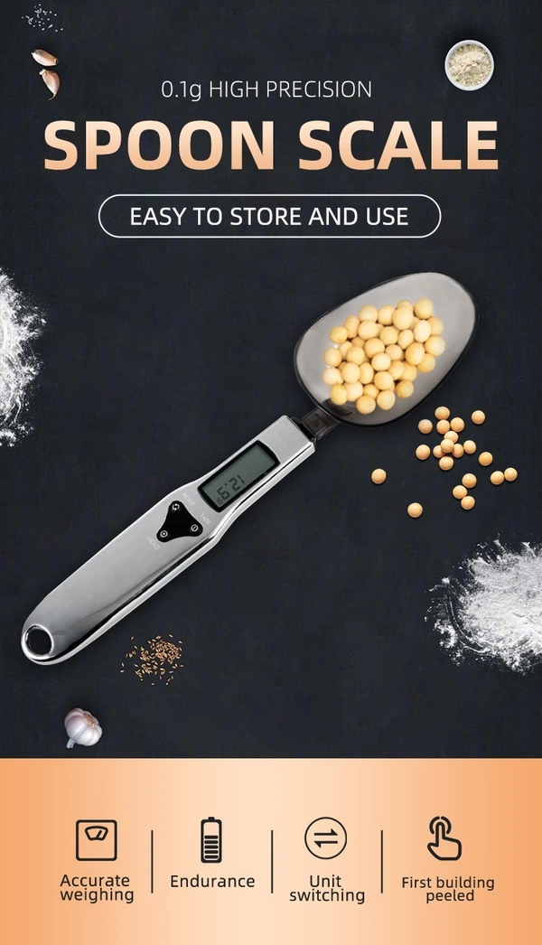 Multipurpose Household Portable Weight Scale Precise Measuring Spoon - Corn, Picton Blue, Classic Rose, Bon Jour, 💵 Free COD (Cash on Delivery), ↩️ Hassle Free Return., 🚚💨 Fast Delivery.