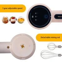 Multipurpose Portable Wireless Electric Egg Beater for Mixing Biscuits, Brownie, Cake, Dough, Bakery) - Vanilla Ice, Half Baked, 💵 Free COD (Cash on Delivery), ↩️ Hassle Free Return., 🚚💨 Fast Delivery.