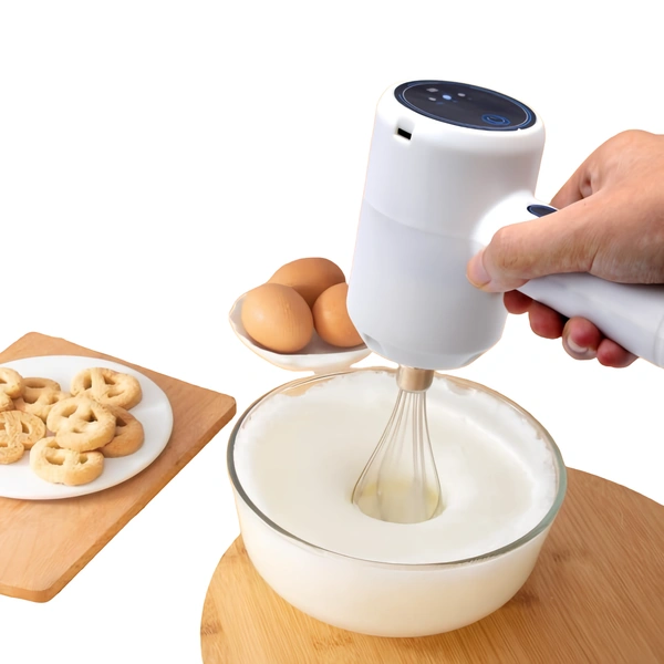 Multipurpose Portable Wireless Electric Egg Beater for Mixing Biscuits, Brownie, Cake, Dough, Bakery) - Vanilla Ice, Half Baked, 💵 Free COD (Cash on Delivery), ↩️ Hassle Free Return., 🚚💨 Fast Delivery.