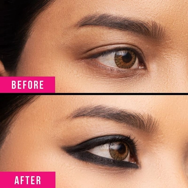MyGlamm Super Kohl Kajal - Black | Smudge-Proof, Waterproof, Long-Lasting Matte Eye Pencil - Black