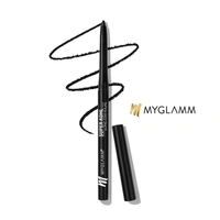 MyGlamm Super Kohl Kajal - Black | Smudge-Proof, Waterproof, Long-Lasting Matte Eye Pencil - Black