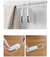 Portable Handheld Mini Bag Sealer: 2-in-1 Heat Sealer & Cutter, Battery-Powered Vacuum Sealing Saver Machine - White, 💵 Free COD (Cash on Delivery), ↩️ Hassle Free Return., 🚚💨 Fast Delivery.