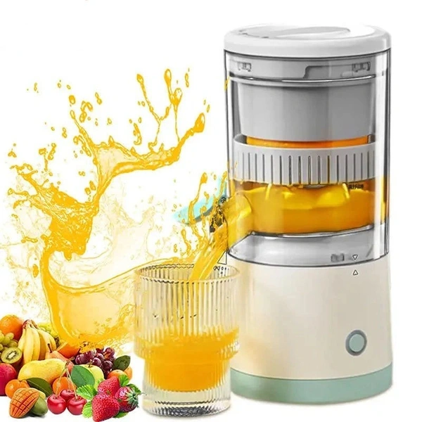 Portable Wireless Rechargeable Fruit Squeezer Electric Juicer for Mosambi, Oranges, Lemons, and More fruit - Summer Green, 💵 Free COD (Cash on Delivery), ↩️ Hassle Free Return., 🚚💨 Fast Delivery.