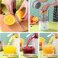 Portable Wireless Rechargeable Fruit Squeezer Electric Juicer for Mosambi, Oranges, Lemons, and More fruit - Summer Green, 💵 Free COD (Cash on Delivery), ↩️ Hassle Free Return., 🚚💨 Fast Delivery.