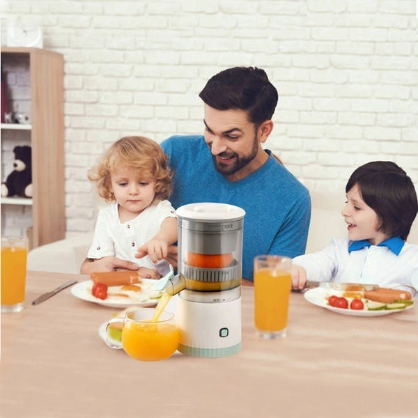 Portable Wireless Rechargeable Fruit Squeezer Electric Juicer for Mosambi, Oranges, Lemons, and More fruit - Summer Green, 💵 Free COD (Cash on Delivery), ↩️ Hassle Free Return., 🚚💨 Fast Delivery.