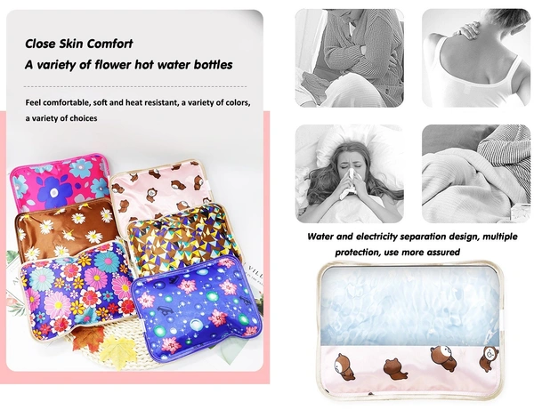 Rechargeable Thermal Heating Electric Heat Bag - 1 Ltr. PVC Bag for Pain Relief & Warmth for all Body part - Blue, Dark Pink, Purple, 💵 Free COD (Cash on Delivery), ↩️ Hassle Free Return., 🚚💨 Fast Delivery.