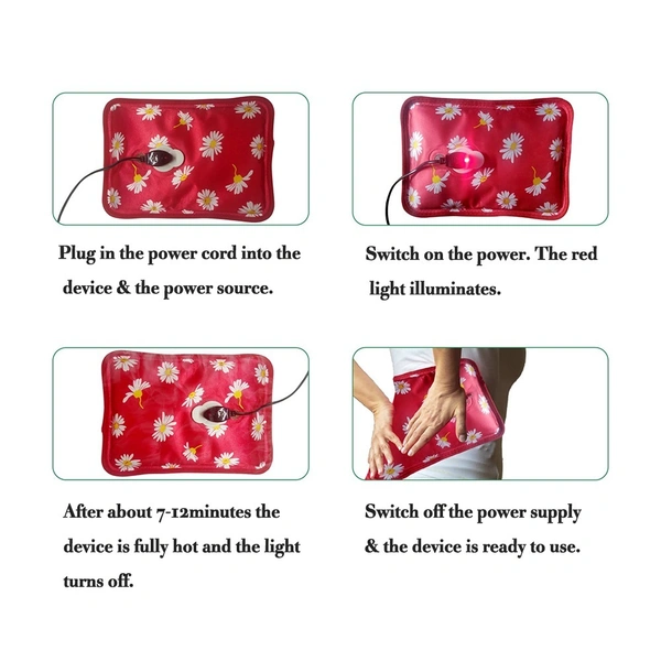 Rechargeable Thermal Heating Electric Heat Bag - 1 Ltr. PVC Bag for Pain Relief & Warmth for all Body part - Blue, Dark Pink, Purple, 💵 Free COD (Cash on Delivery), ↩️ Hassle Free Return., 🚚💨 Fast Delivery.