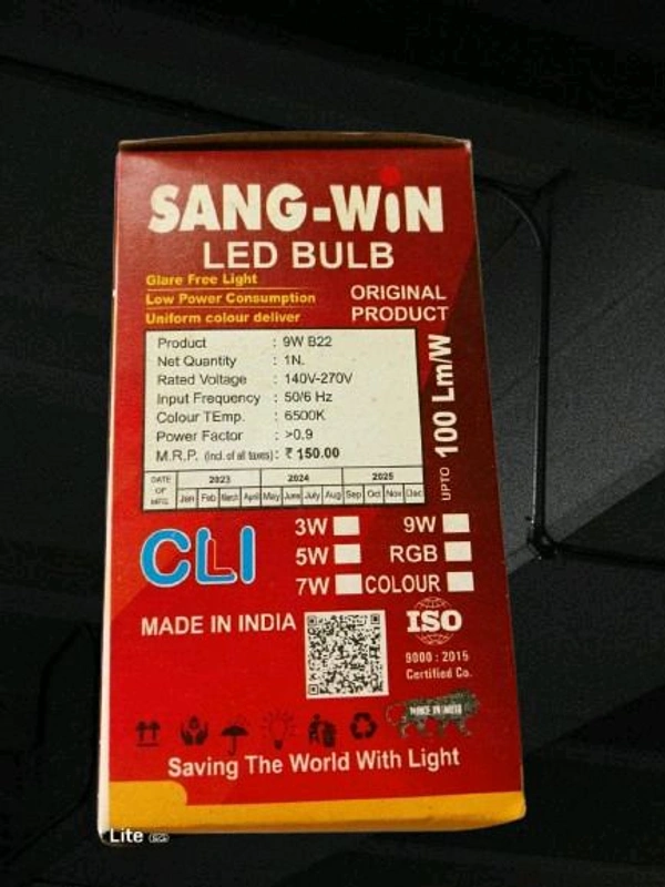 SJD SUBHA  SANG-WIN LED BULBS 9W