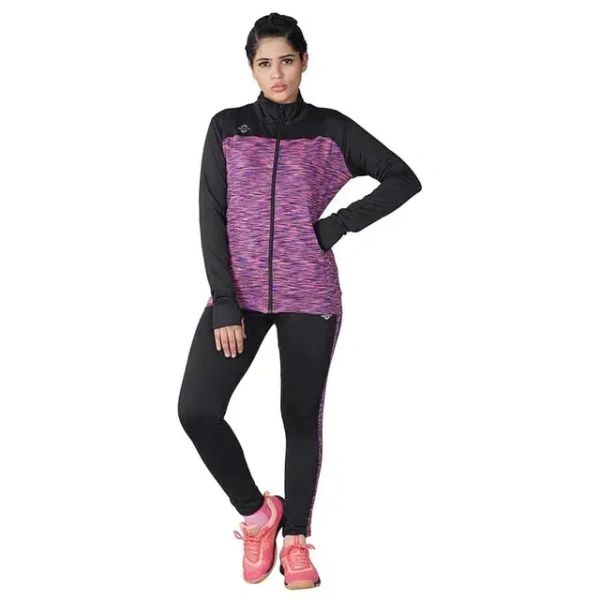 KD Nivia Neo 6 Women Full Sleeve with Thumb Hole Jacket Pink Black