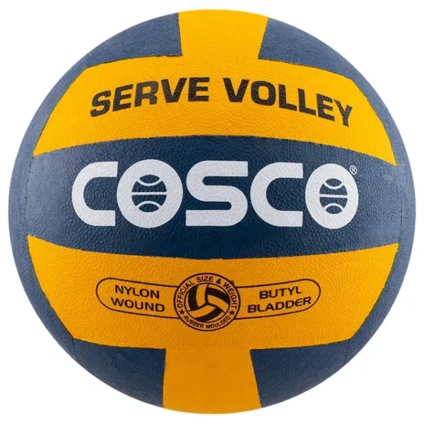KD Cosco Serve Volleyball , Yellow/Blue - Size 4