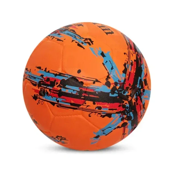 KD Nivia Storm Rubber Moulded Football, Orange - Size 5