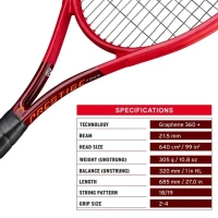 KD HEAD Graphene 360+ Prestige TOUR Tennis Racquet (305 Gms)